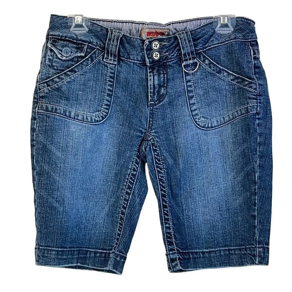 NoBo No Boundaries Womens Juniors Size 5 Medium Wash Blue Jean Shorts - Picture 2 of 14